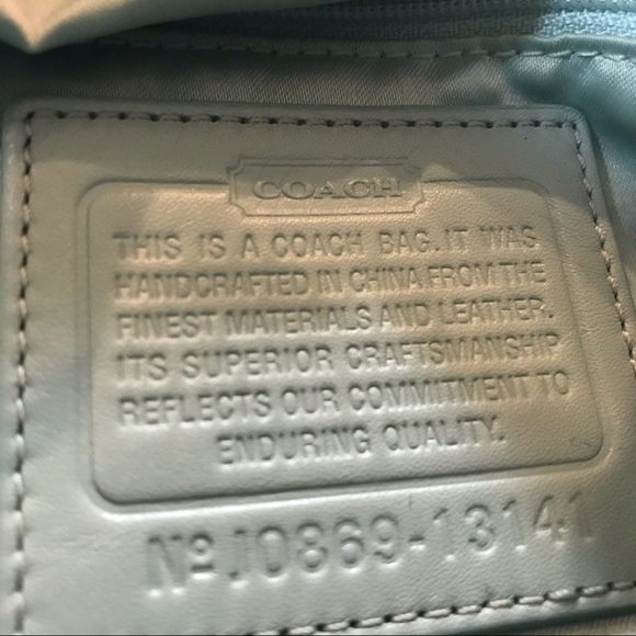 Coach Leah Optic Art Coated Canvas Small Crossbody and Clutch - Picture 12 of 13